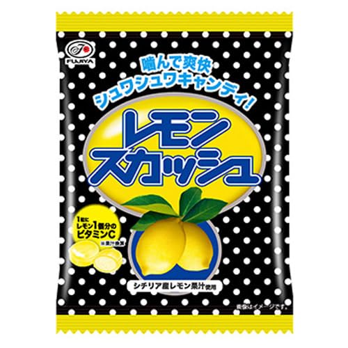 Amazon.co.jp: 不二家 レモンスカッシュ キャンディ袋 72g レモン